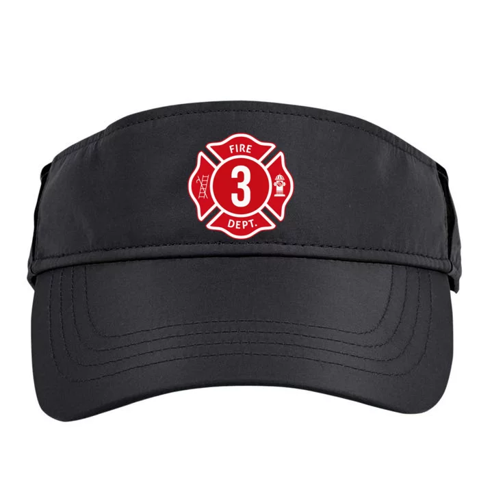 Fire Truck 3rd Birthday Boy Firefighter 3 Year Old Adult Drive Performance Visor