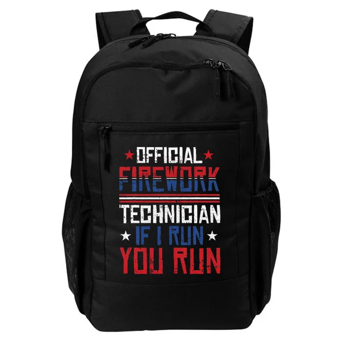 Firework Technician 4th Of July Funny USA Pyro Technician Daily Commute Backpack