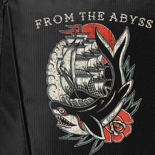 From The Abyss Traditional Old School Ship City Backpack