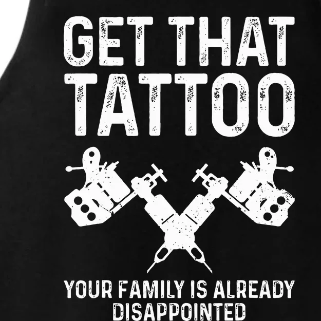 Funny Tattoo Artist Art For Tattooer Tattoo Artist Ladies Tri-Blend Wicking Tank