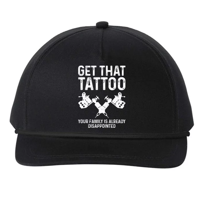 Funny Tattoo Artist Art For Tattooer Tattoo Artist Snapback Five-Panel Rope Hat