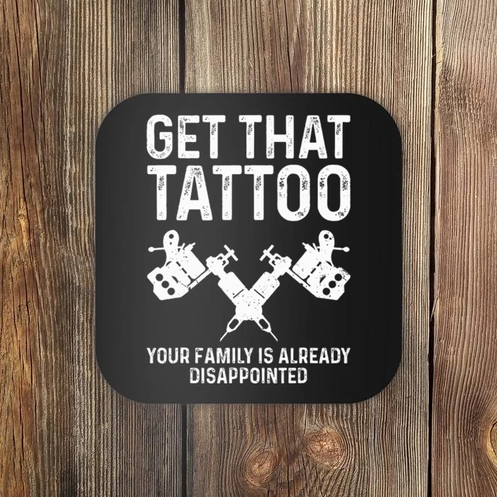 Funny Tattoo Artist Art For Tattooer Tattoo Artist Coaster