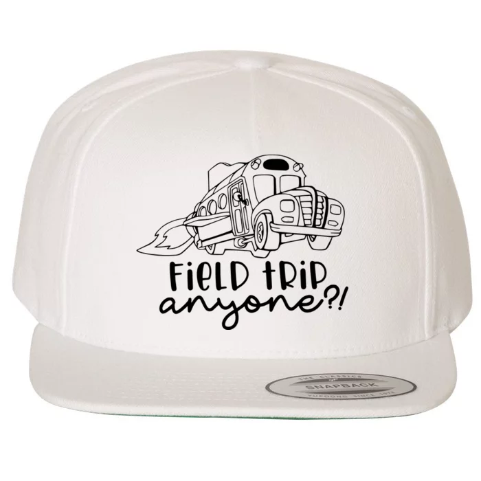 Field Trip Anyone Teacher Magic School Bus Wool Snapback Cap