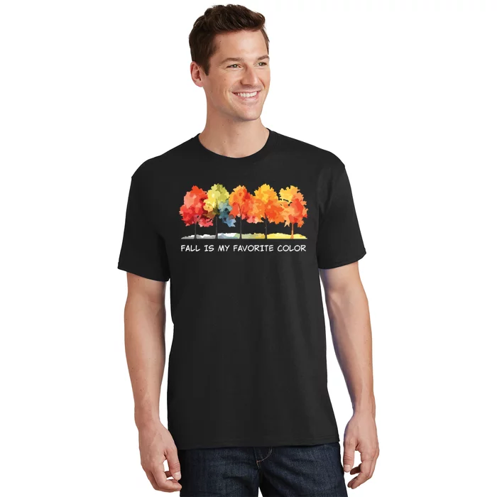 Fall Tree Autumn Tree Line Thanksgiving T-Shirt