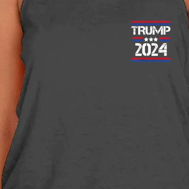 Funny Trump Arrest This 2 Side Gift Women's Knotted Racerback Tank