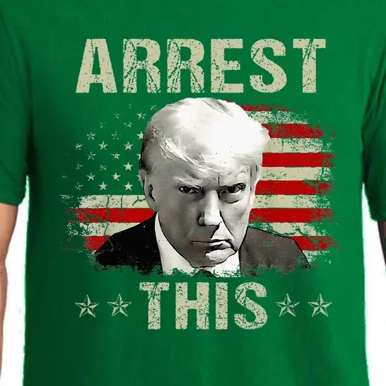 Funny Trump Arrest This Trump Arrest This Funny Trump Pajama Set