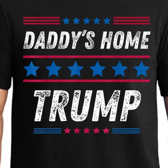 Funny Taking America Back DaddyS Home Trump Pink 2024 Pajama Set