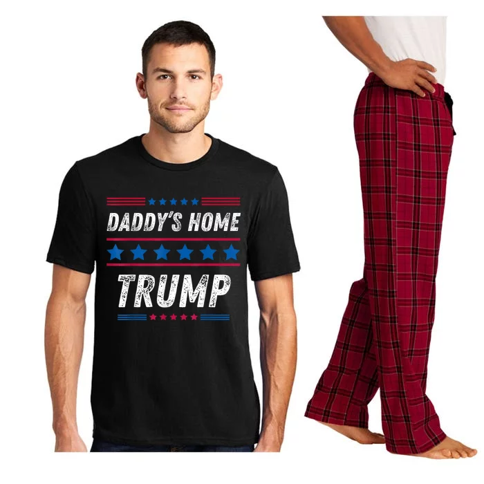 Funny Taking America Back DaddyS Home Trump Pink 2024 Pajama Set