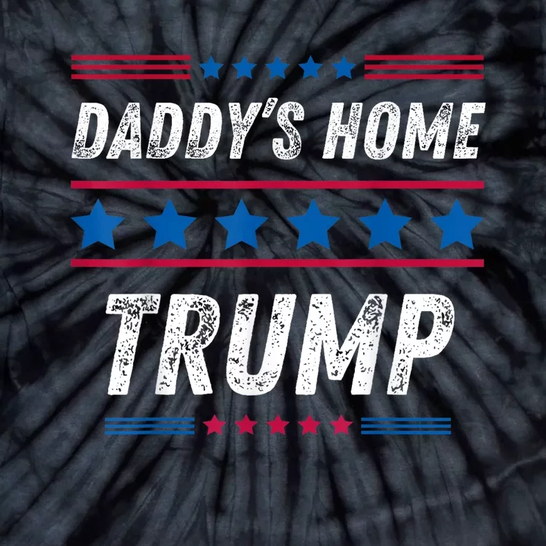 Funny Taking America Back DaddyS Home Trump Pink 2024 Tie-Dye T-Shirt