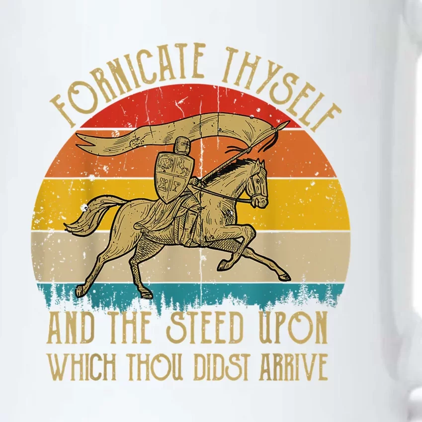 Fornicate Thyself And The Steed Upon Which Thou Didst Arrive Black Color Changing Mug