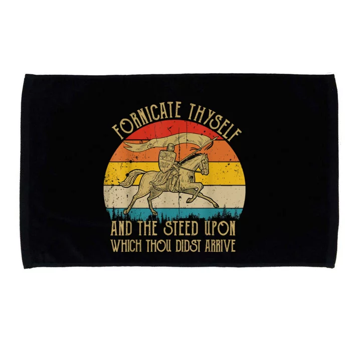 Fornicate Thyself And The Steed Upon Which Thou Didst Arrive Microfiber Hand Towel