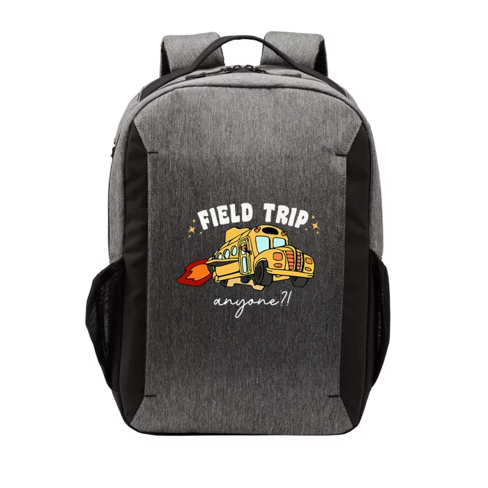 Field Trip Anyone Teacher Field Day Funny Presents Vector Backpack