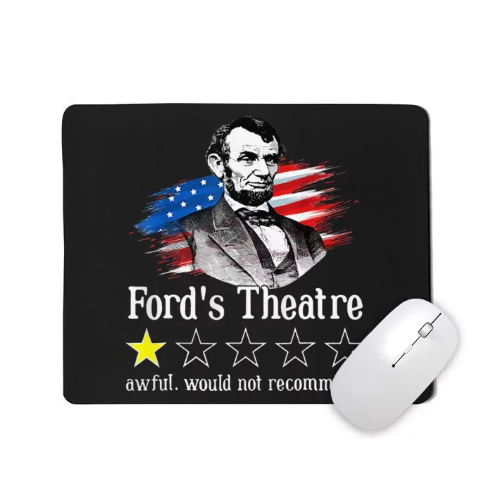 Ford's Theatre Awful Would Not Recommend Review Mousepad