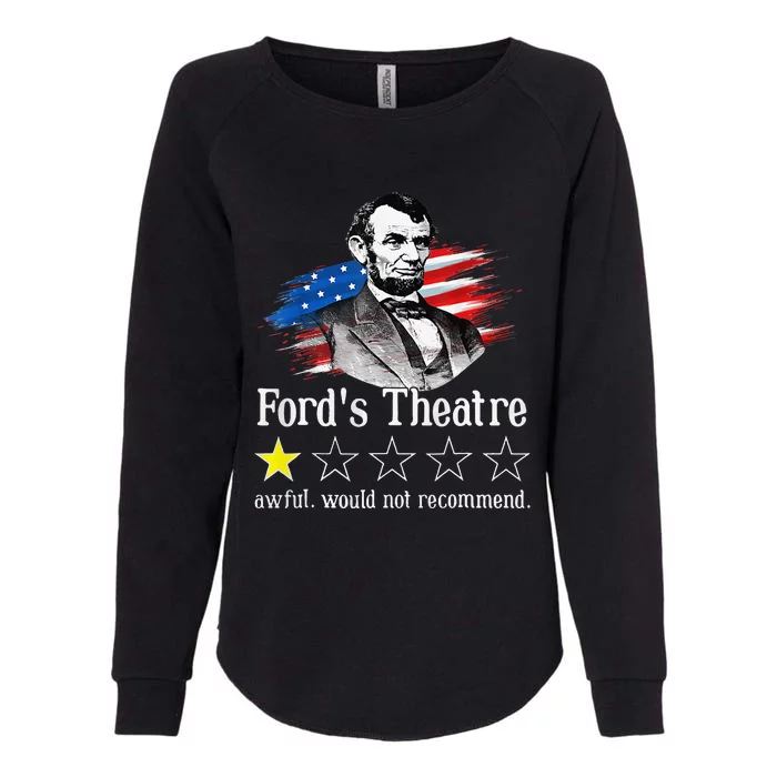 Ford's Theatre Awful Would Not Recommend Review Womens California Wash Sweatshirt