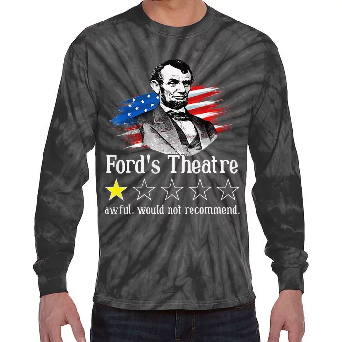 Ford's Theatre Awful Would Not Recommend Review Tie-Dye Long Sleeve Shirt