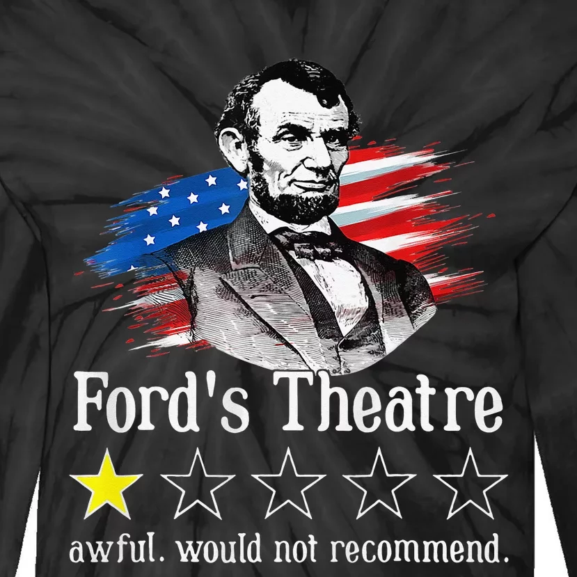 Ford's Theatre Awful Would Not Recommend Review Tie-Dye Long Sleeve Shirt