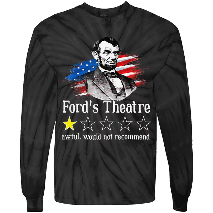 Ford's Theatre Awful Would Not Recommend Review Tie-Dye Long Sleeve Shirt