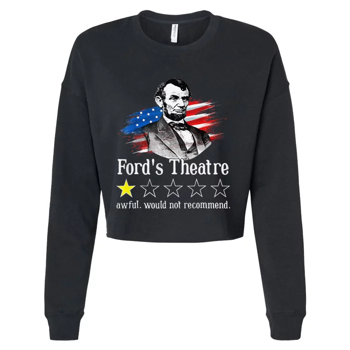 Ford's Theatre Awful Would Not Recommend Review Cropped Pullover Crew