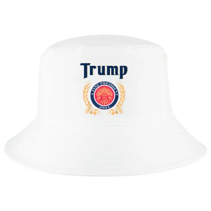 Funny Trump A Fine President 2024 Cool Comfort Performance Bucket Hat