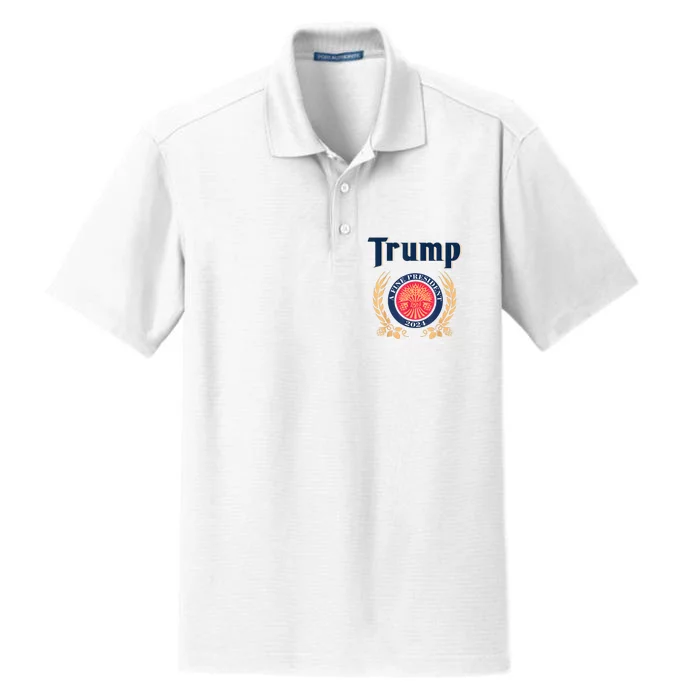 Funny Trump A Fine President 2024 Dry Zone Grid Performance Polo