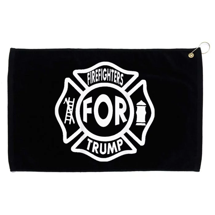 Firefighters Trump America President 2020 First Responder Grommeted Golf Towel