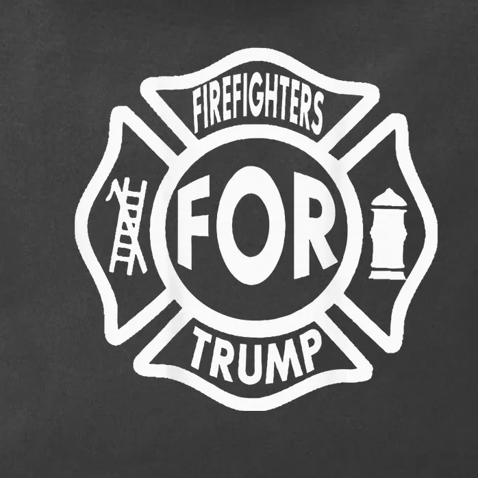 Firefighters Trump America President 2020 First Responder Zip Tote Bag