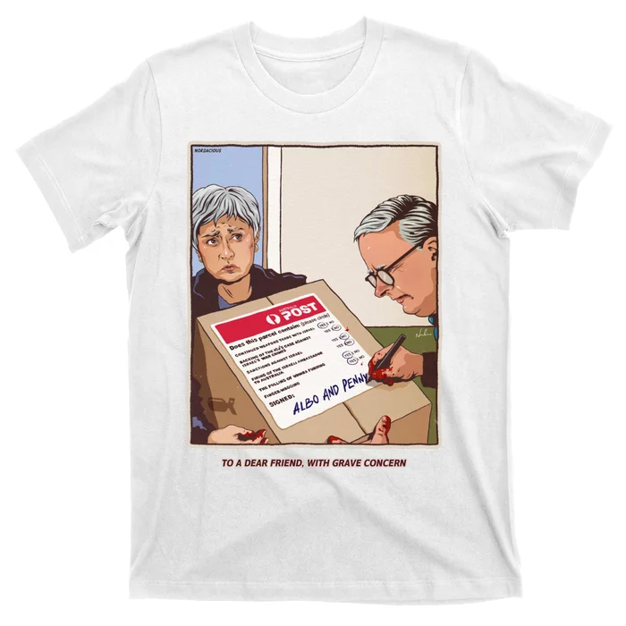 Freepalestine To A Dear Friend With Grave Concern Albo And Penny T-Shirt