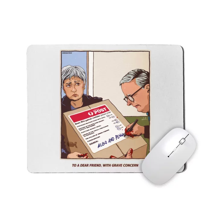 Freepalestine To A Dear Friend With Grave Concern Albo And Penny Mousepad