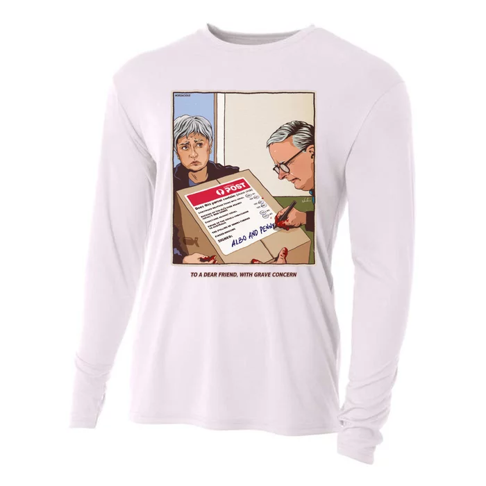 Freepalestine To A Dear Friend With Grave Concern Albo And Penny Cooling Performance Long Sleeve Crew