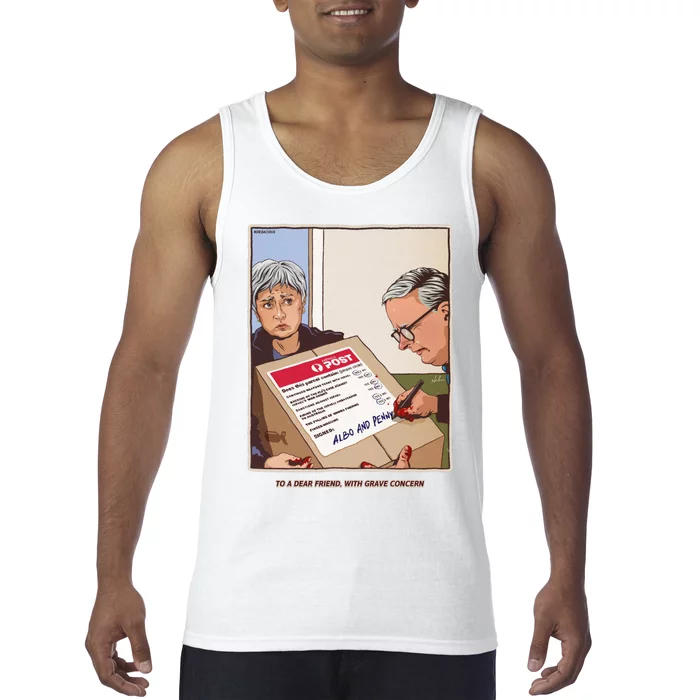 Freepalestine To A Dear Friend With Grave Concern Albo And Penny Tank Top