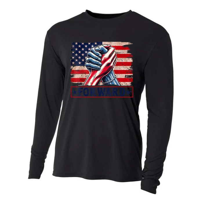 Forward Take America Forward Kamala Harris 2024 Cooling Performance Long Sleeve Crew