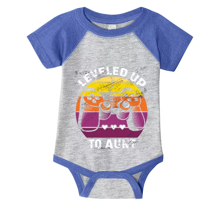 First Time Auntie Auntie Funny Gift For The Blessed Aunt Life Gift Infant Baby Jersey Bodysuit