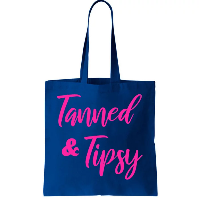 Funny Tanned And Tipsy Vacation Great Gift Tote Bag