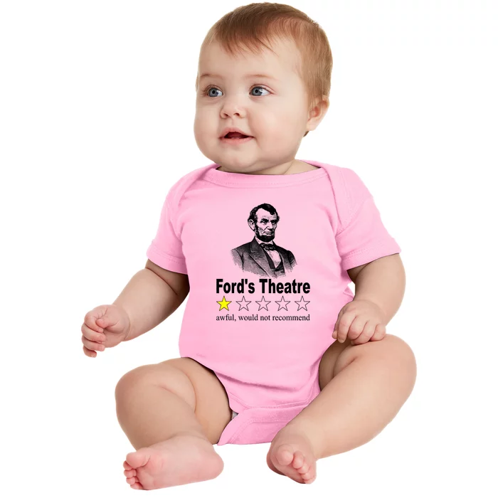 Ford's Theatre Awful Would Not Recommend Review Baby Bodysuit