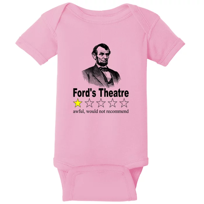 Ford's Theatre Awful Would Not Recommend Review Baby Bodysuit