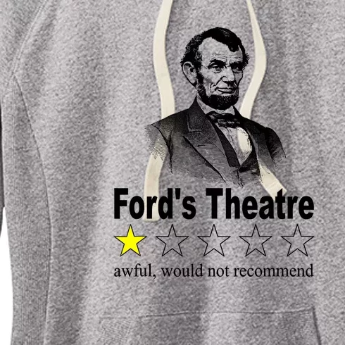 Ford's Theatre Awful Would Not Recommend Review Women's Fleece Hoodie