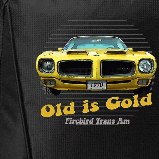 Firebird Transam American Muscle Old Is Gold City Backpack