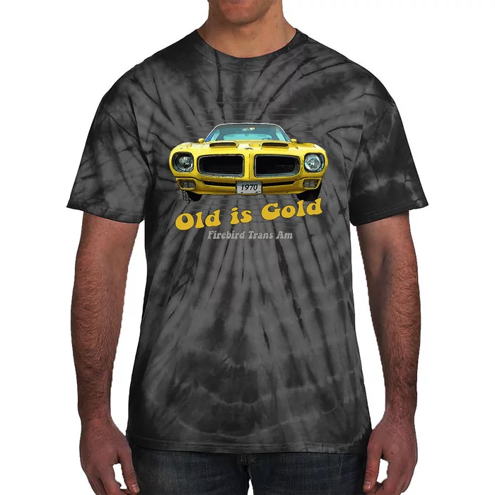 Firebird Transam American Muscle Old Is Gold Tie-Dye T-Shirt