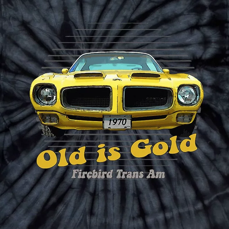 Firebird Transam American Muscle Old Is Gold Tie-Dye T-Shirt