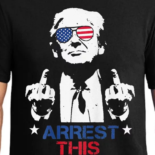 Funny Trump Arrest This Pajama Set