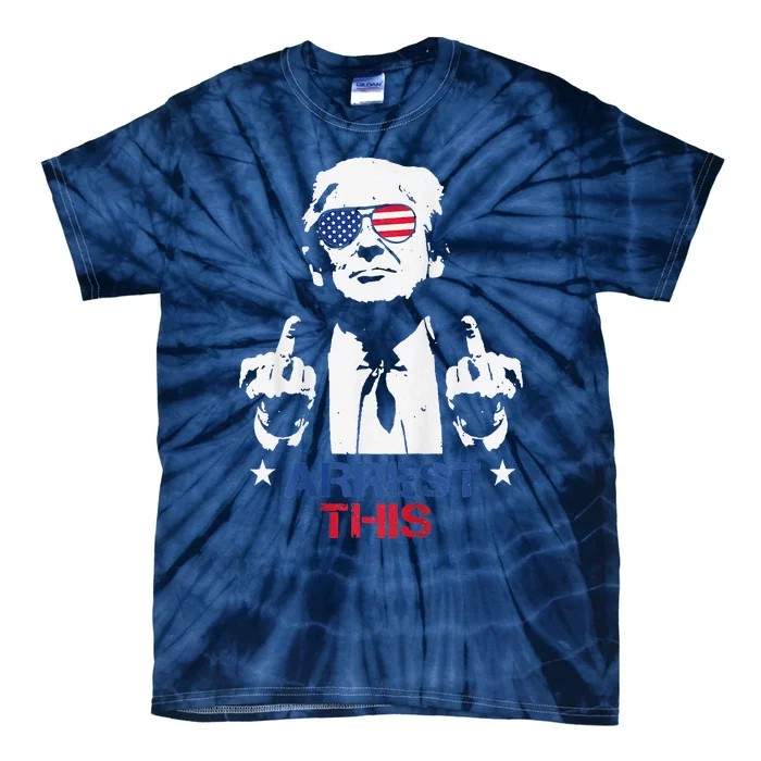 Funny Trump Arrest This Tie-Dye T-Shirt