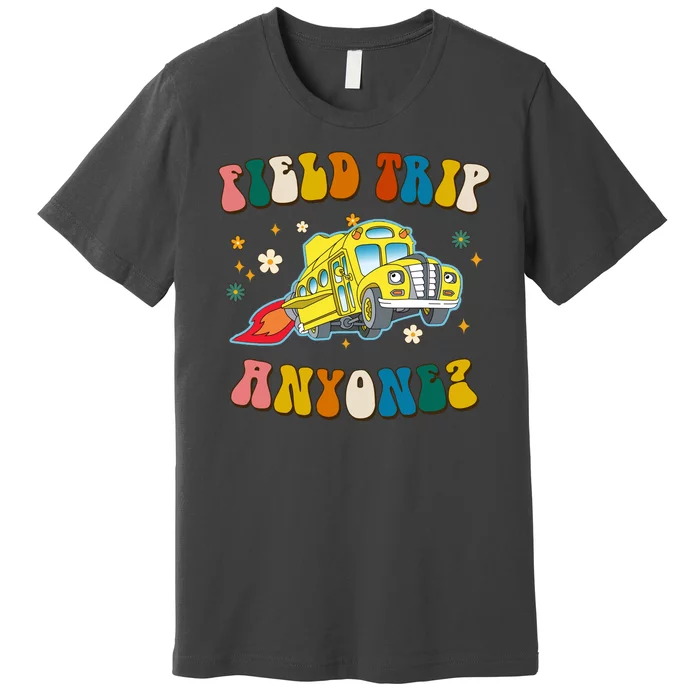 Field Trip Anyone Magic School Bus Retro Teacher Premium T-Shirt