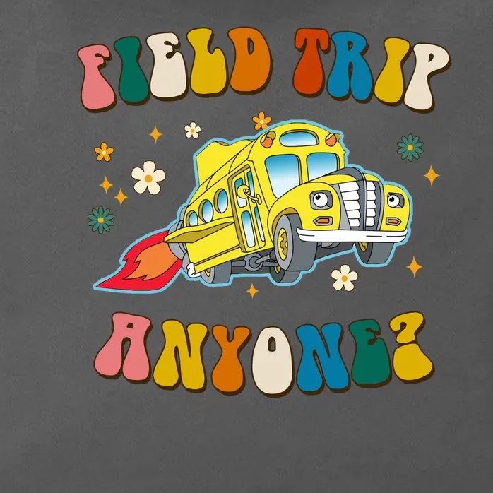 Field Trip Anyone Magic School Bus Retro Teacher Zip Tote Bag