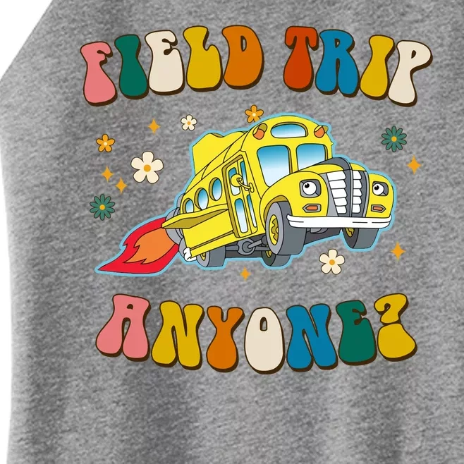 Field Trip Anyone Magic School Bus Retro Teacher Women’s Perfect Tri Rocker Tank