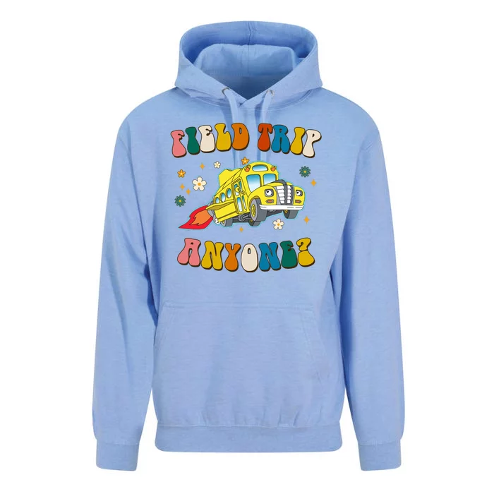 Field Trip Anyone Magic School Bus Retro Teacher Unisex Surf Hoodie