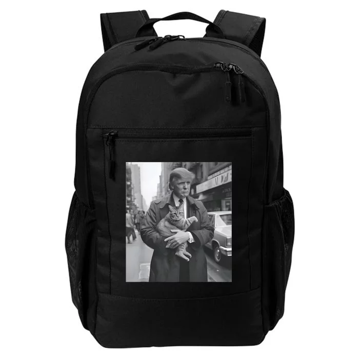 Funny Trump And Cat Funny Political Daily Commute Backpack