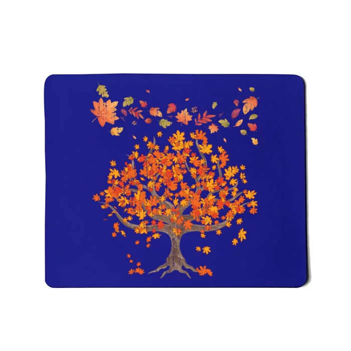 Forest Trees Autumn Leaves Nature Fall Great Gift Mousepad