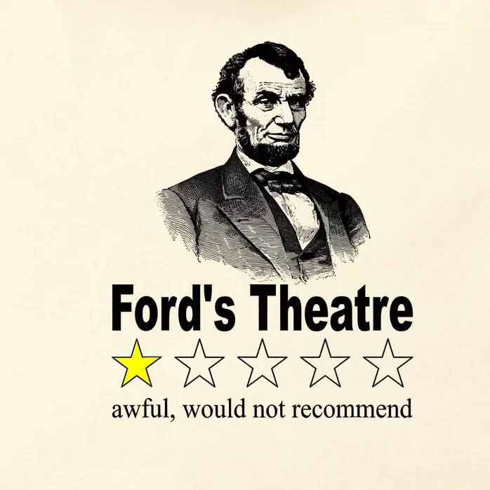 Ford's Theatre Awful Would Not Recommend Review Zip Tote Bag