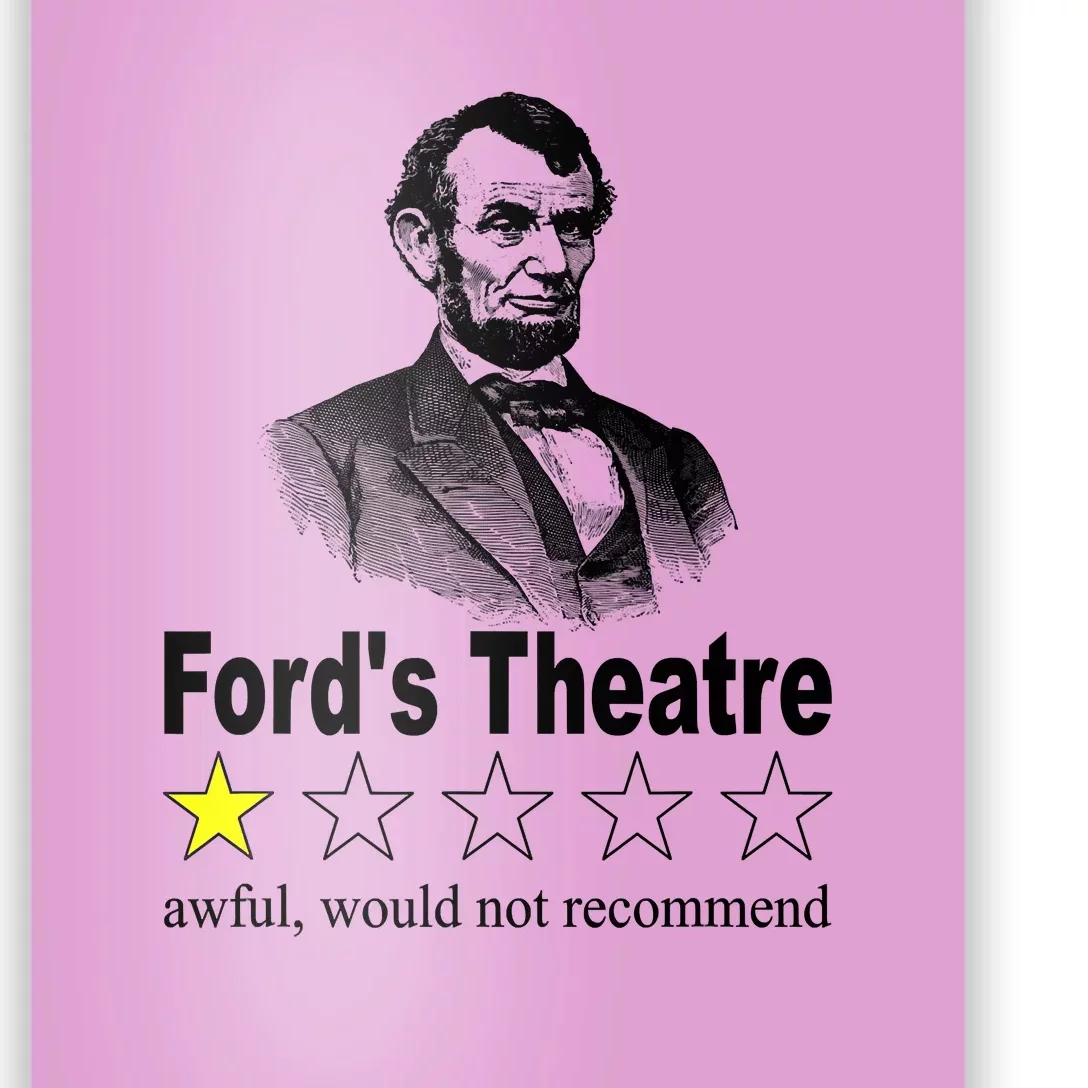 Ford's Theatre Awful Would Not Recommend Review Poster