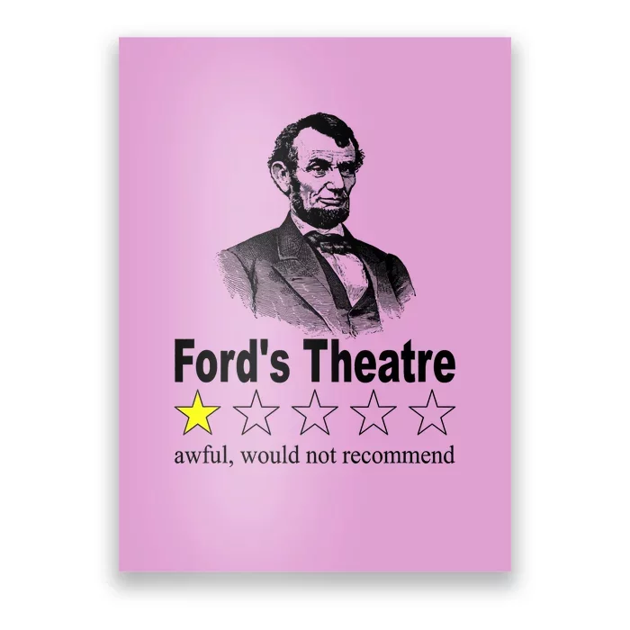 Ford's Theatre Awful Would Not Recommend Review Poster